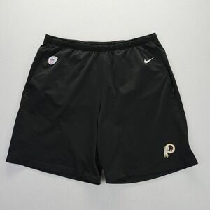 Nike Washington Redskins NFL Equipment On-Field Shorts Black Mens Large